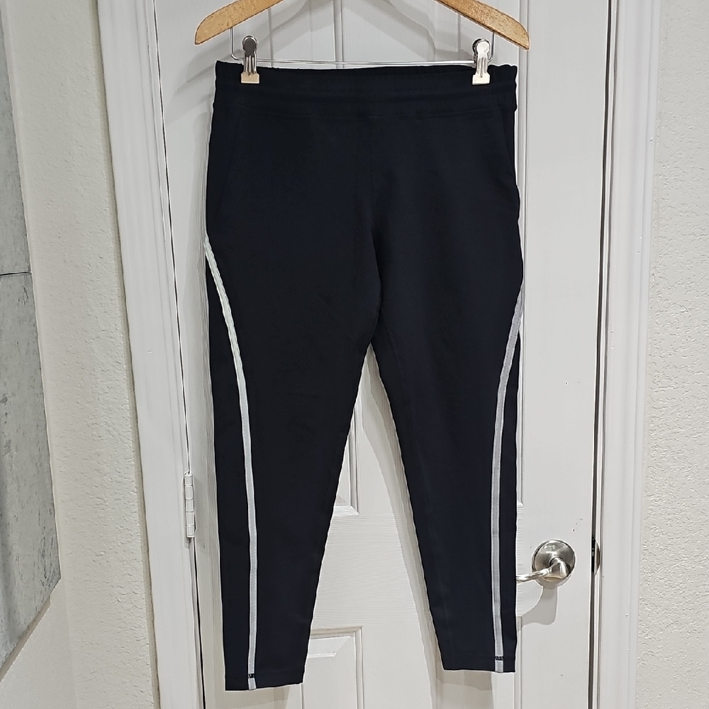 VM Black Leggings with White Stripes Suze S